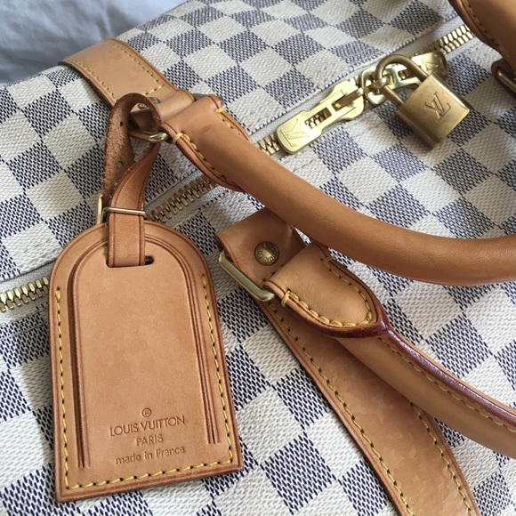 !!! SOLD !!! Louis Vuitton Keepall 55 Damier Azur - Picture 3 of 8